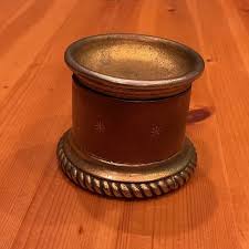 Vintage | Office | Old Crest Leather Atomic Starburst Roll Stamp Dispenser Made In Usa | Poshmark