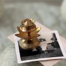 Traditional Brass Agarbatti Flower Stand | Incense Stick ...