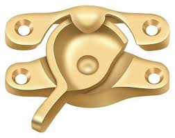 Deltana Window Sash Lock 1 in. x 2-5/8 in. Unlacquered Brass ...