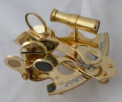 SEXTANT 4 Inch in Shiny Finish Made of Brass & Glass Use ...