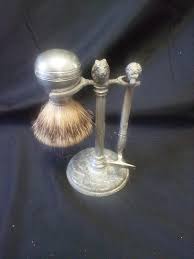 Vintage Concord Pewter Lions Head Shaving Set Sheffield England 3 Pcs. - Etsy India