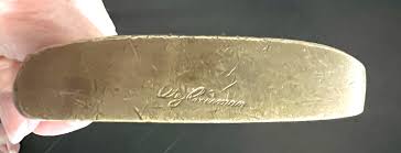 Vintage Otey Crisman Putter H110 Hickory Wood Shaft Leather Grip 35.5 in RH | eBay