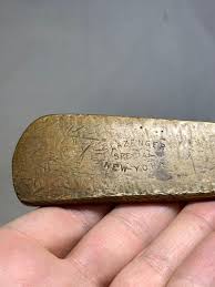 RARE VINTAGE EARLY SLAZENGER SPECIAL NEW YORK BRONZE PUTTER HEAD BLADE ONLY! | eBay