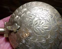 Vintage Small Engraved Brass Silent Butler Crumb Ashtray ...