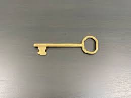 Brass Skeleton Key, Solid Barrel 6 1/2" Vintage From the 1980s Cottagecore, Boho Home Cottage Decor, Wall Hanging Art, Collectable Key, Gift - Etsy