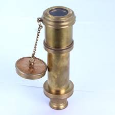 Marine Telescope Nautical Antique Solid Brass Pirate ...