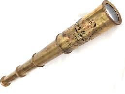 Brass Spyglass Telescope 12" Pirate Scout Style Gift 20x ...