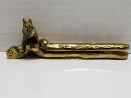 Vintage Squirrel Brass Nut Cracker Solid Heavy Nutcracker ...