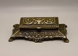 Rare Antique Bronze Stamp Box, Early 19 Century, Made in France. Solid Bronze. | eBay