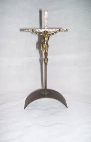 Crucifix Brass Statue - Etsy