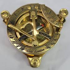 Vintage Brass Sundial / Compass - West London | eBay