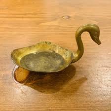 Brass Swan Ring Dish - Etsy Canada