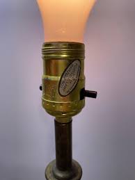 Vintage Hobnail Milk Glass Lamp With Attached Trinket Tray - Etsy