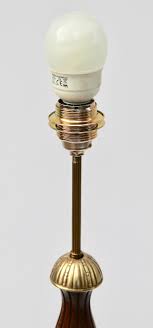 Assembled 20th Century Turned Wooden Lamp For Sale at 1stDibs