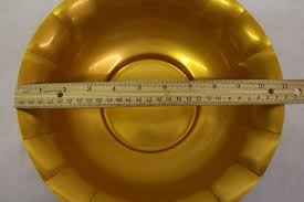 Set of 6 Mid-Century Modern KROMEX Anodized Aluminum Gold ...