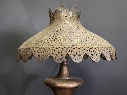 Antique Middle Eastern Moorish Islamic Brass Pierced Floor ...