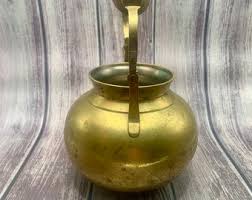 Vintage Brass Teapot - Etsy