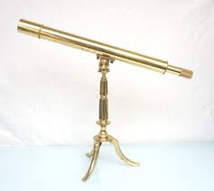 Sold at Auction: VINTAGE BRASS TELESCOPE