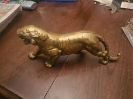 Vintage Solid Brass Lioness Figurine | eBay