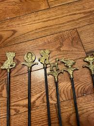 Vintage Brass Kebab Skewers Mythical Creatures Fireplace or Bbq Tong - Etsy Canada