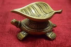 Brass Golden Tortoise Paper Weight Turtle Showpiece Table ...