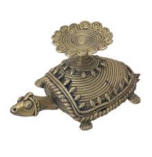 Brass Bastar Art Candle Stand 4.5" – Tribal Handmade Decor ...