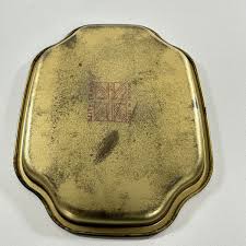 VINTAGE ENGLISH ELITE GOLD AVIARY AND BLOSSOMS CHINOISERIE TRAY 7.5” | eBay