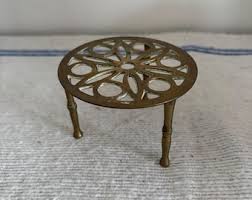 An Original French Vintage Brass Round Planter With Rope Bow Design Detailing - Etsy Australia