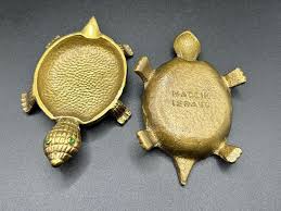 Brass Turtle Ashtray - Etsy