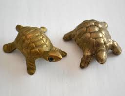 Buy Vintage Brass Miniature Turtles Figurines Assorted Lot of 2 Online in India - Etsy