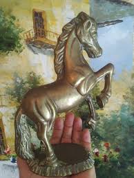 UNICORNIO DE LATÓN VINTAGE - Etsy México
