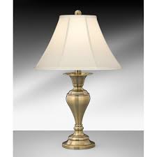 Medallion Lighting Dover 29" Satin Antique Brass Table Lamp & Reviews | Wayfair