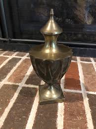 Unique Vintage Gold Brass Scallopped Urn With Lid 9.25” Tall ...
