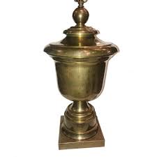 Single Brass Table Lamp For Sale at 1stDibs