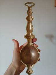 Pair of Vintage Brass Wall Sconces Brass Candlestick Holders Wall Decor | eBay