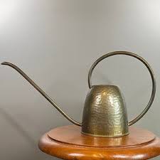 Old and Rare Small Decorative Watering Can in Patinated and Hammered Metal 19 Cm - Etsy