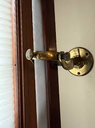 19th Century, English Mahogany & Brass Nautical Gimbal Thermometer, Barometer | Chairish