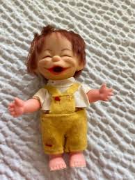 Vintage 7" Plastic Doll Rooted Red Hair Freckles Hong Kong* | eBay
