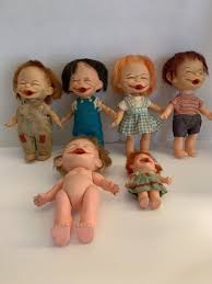 Set Of 6 Vintage 1960s Enco I'm Just A Little Brat Doll No Tongues | eBay