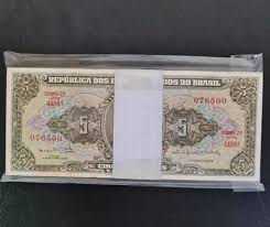 100Pcs Brazil 5 Cruzeiros BANKNOTE CURRENCY UNC 1962-1964 | eBay