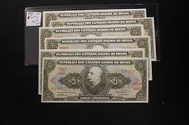 Brazil 5 Cruzeiros Crisp Uncirculated Note - 1 Note | eBay
