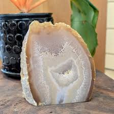 Agate & Quartz Geode – Plumb Gold & Plumb Silver