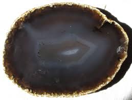 Natural Geode Slab - Brown - White - 550 grams - Translucent ...