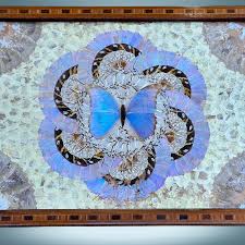 Antique Butterfly Tray For Sale at 1stDibs