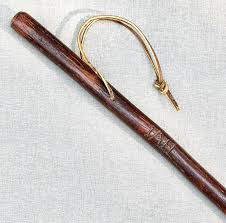 Vintage Antique Folk Art Carved Monogram Hardwood Swagger ...