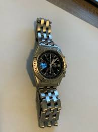 Breitling Chronomat Men's Black Watch with Baton Indexes ...