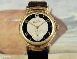 1946 Vintage ELGIN DeLuxe,, Stunning BLACK / SILVER Dial ...