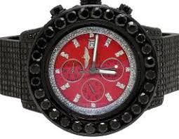 Mens Breitling A13370 Super Avenger Black Diamond Watch ...