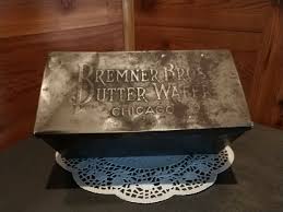 ANTIQUE (1907-1920'S) *BREMNER BROS. BUTTER WAFER* HINGED ...