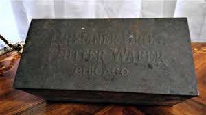 Vintage Rustic Bremners Bros. Butter Wafer Tin With Hinged ...